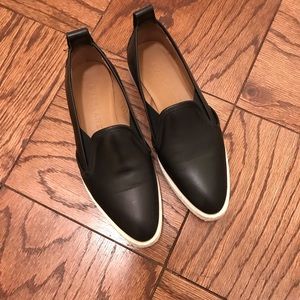 Everlane Leather Street Shoe, 5.5, Black